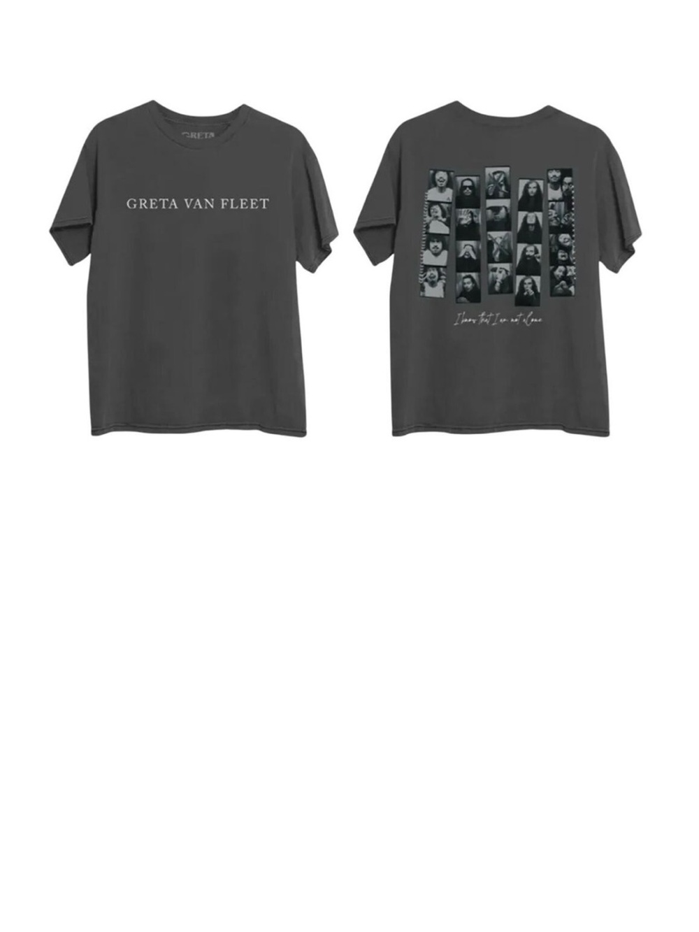 Greta Van Fleet Film Strip T-Shirt, Size L, New without Tag MSRP $65